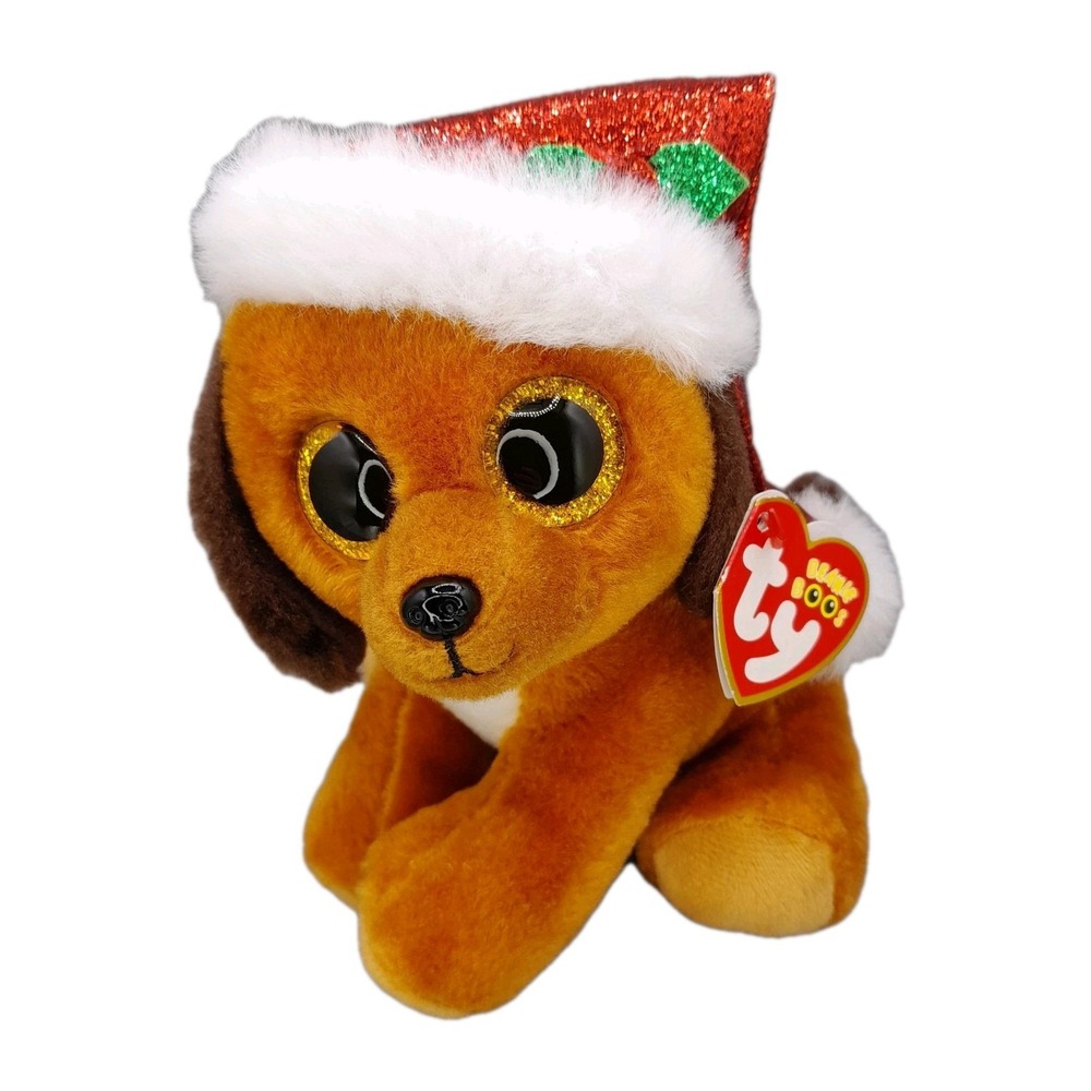 TY Beanie Boos Howlidays the Dog Glitter Eyes Plush 6" MWMTs